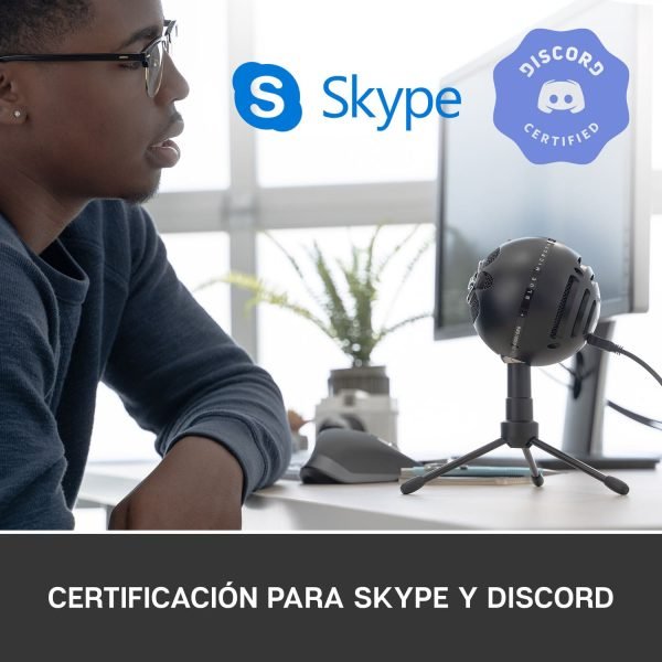 micrófono blue snowball ice black