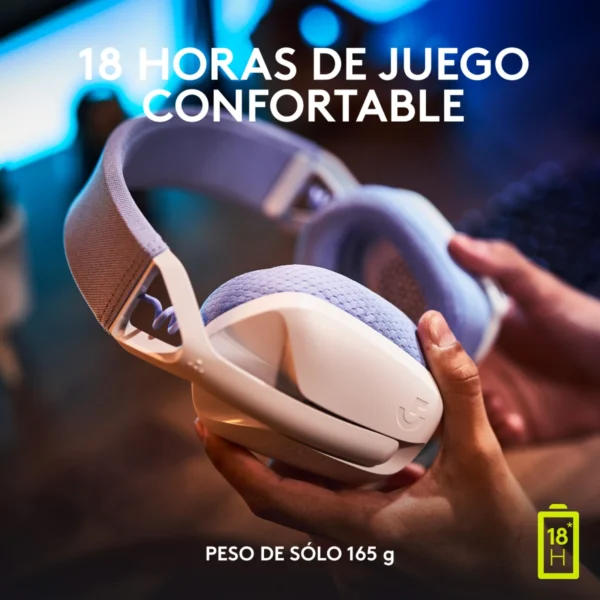 auriculares logitech g435 lightspeed White (6)