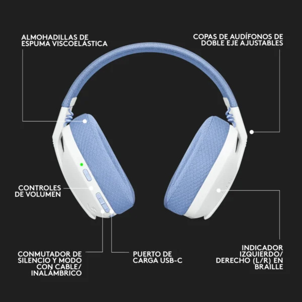 logitech lightspeed g435 white (8)