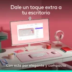 Logitech POP Icon Rose Compacto