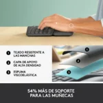 Teclado Bluetooth Logitech Ergo K860 Español Black