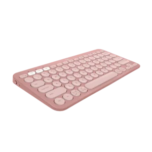 Teclado Bluetooth Multidispositivo Logitech Pebble Keys 2 K380s Rosa