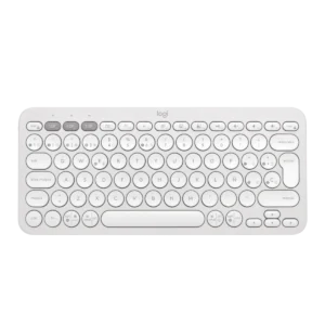 Teclado Bluetooth Multidispositivo Logitech Pebble Keys 2 K380s White