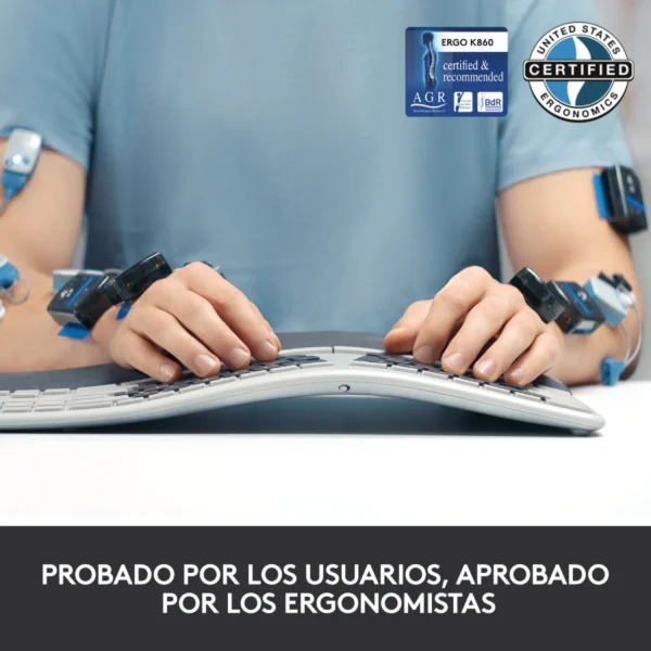 Teclado Inalámbrico Logitech Ergo K860