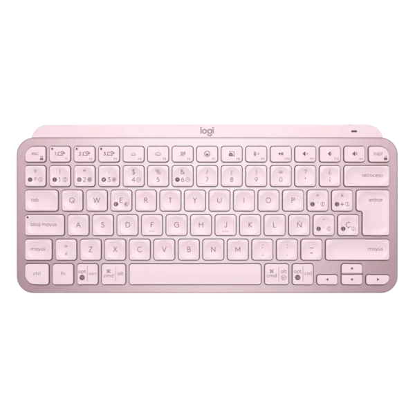 Teclado Logitech Mx Keys Mini Español Color Rosa Teclado Logitech Mx Keys Mini Español Color Rosa