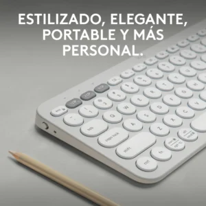 Teclado Logitech Pebble Keys 2 K380s White