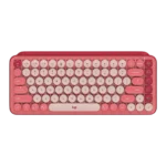 Teclado Mecánico Logitech POP Keys Español Inalámbrico Color Rosa