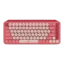 Teclado Mecánico Logitech POP Keys Español Inalámbrico Color Rosa
