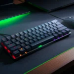 Teclado Razer Huntsman Mini Switch Clicky Optical Purpura SP Negro