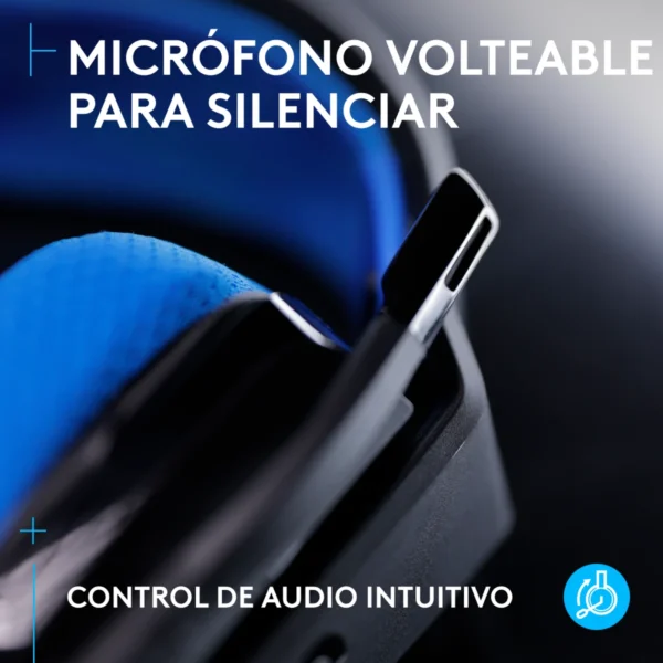 Audífonos con micrófono Logitech G535 Lightspeed Wireless Blue Para PS5