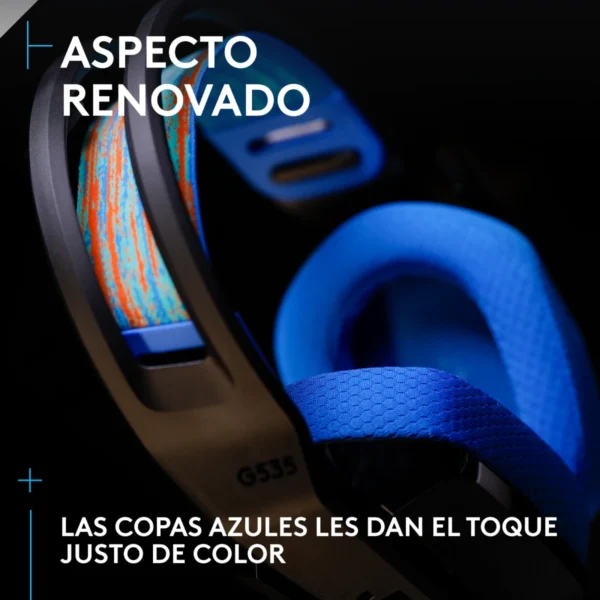 Headset Logitech G535 Lightspeed Wireless Blue (1)