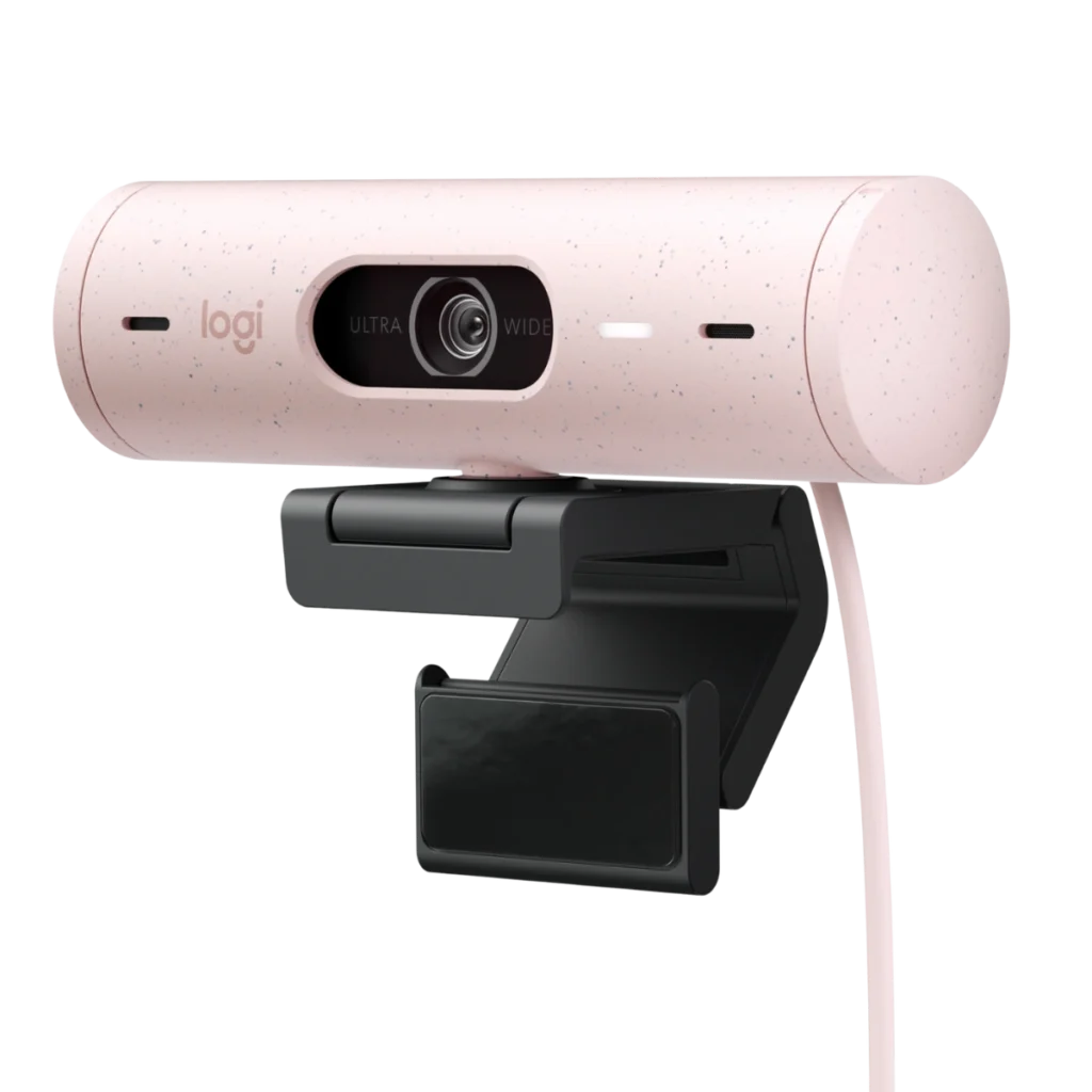 Webcam Logitech Brio 500 Full HD 1080p Rosa